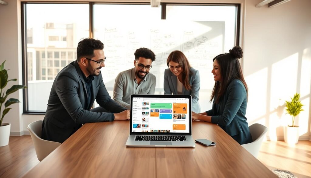 colaboração no Notion colaboração no Notion