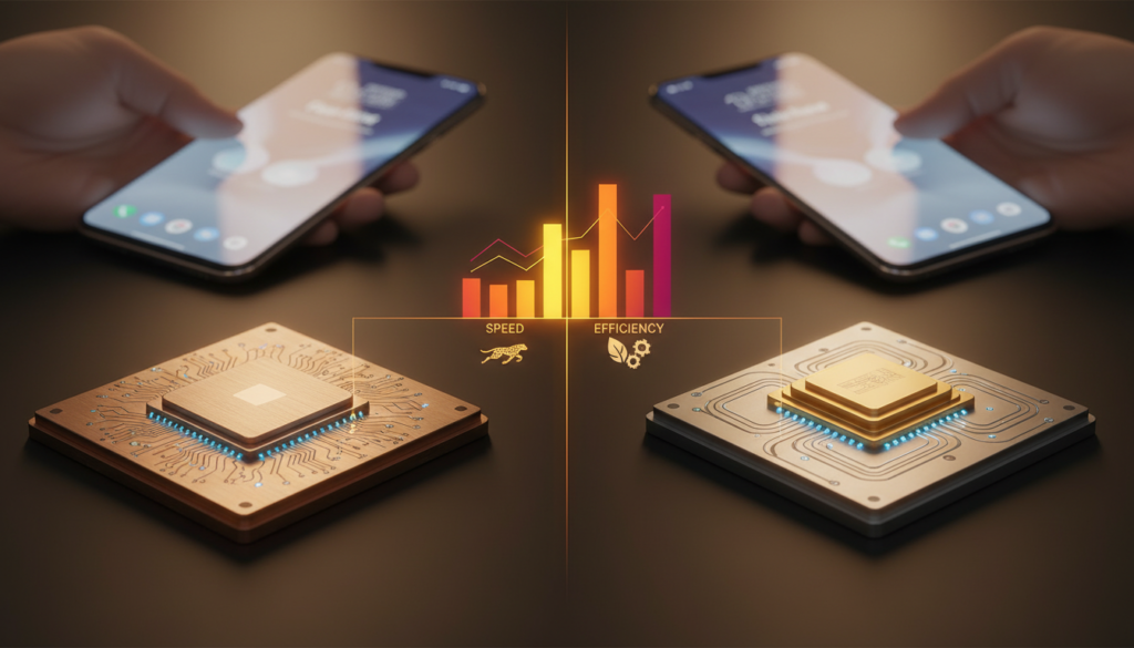 comparação de processadores de smartphones